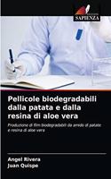 Pellicole biodegradabili dalla patata e dalla resina di aloe vera