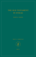 Old Testament in Syriac According to the Peshiṭta Version, Part IV Fasc. 2. Chronicles