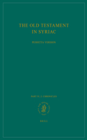 Old Testament in Syriac According to the Peshiṭta Version, Part IV Fasc. 2. Chronicles