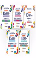 Arihant I-Succeed CBSE Sample Paper Class 10th (2024-2025) Science, Social Science, Maths Standard, English Language & Sanskrit | Combo Set of 5 Books for Exam 2025