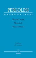 Messe F-Dur -Missa Romana-. Klavierauszug, Urtextausgabe, BARENREITER URTEXT