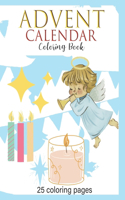 Advent Calendar Coloring Book - 25 Coloring Pages