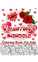 Valentine's Mandala Coloring Book for Kids