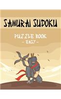 Samurai Sudoku Puzzle Book - Easy: 500 Easy Sudoku Puzzles Overlapping into 100 Samurai Style