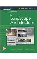 Time-Saver Standards  for Landscape Architecture CD-ROM