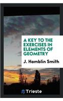 Key to the Exercises in Elements of Geometry