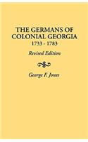 Germans of Colonial Georgia, 1733-1783