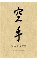 Martial Notebooks KARATE