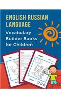 English Russian Language Vocabulary Builder Books for Children