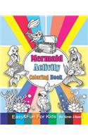 Mermaid Activity Coloring Book