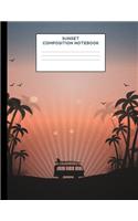 Sunset Composition Notebook