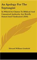 Apology For The Septuagint