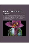 Australian Football League: List of Australian Football League Premiers, List of Victorian Football League Players Who Died in Active Service(English)