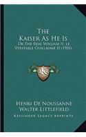 The Kaiser As He Is