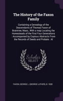 The History of the Faxon Family
