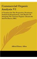 Commercial Organic Analysis V1