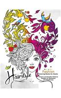 HairStlye Fashion Coloring Books