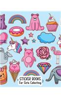 Sticker Books For Girls Collecting: Blank Permanent Sticker Book