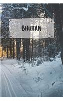 Bhutan: Ruled Travel Diary Notebook or Journey Journal - Lined Trip Pocketbook for Men and Women with Lines