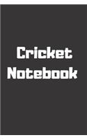 Cricket Notebook