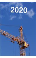 Handwerker Tagesplaner 2020: Tageskalender 2020 DIN A5 366 Seite Jahreskalender Monatskalender Baustellenbuch mit Kran Terminplaner Ingenieur Tagesplaner Bauleiter und Bauingeni