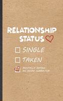 Relationship Status Single Taken Mentally Dating an Anime Character
