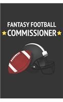 Fantasy Football Commissioner Notebook: Lined Journal, 120 Pages, 6 x 9, Affordable Gift Journal Matte Finish