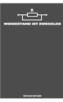Widerstand ist zwecklos Elektriker Kalender 2020: Elektriker Kalender 2020 Geschenk Lustig / Taschenkalender 2020 / Terminplaner 2020 / Jahresplaner 2020 / DIN A5 12 Monate Januar bis Dezember / Jed