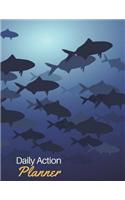Daily Action Planner: Organizer Journal, Keep Track of Your Projects &tasks, 151p 8.5x11 Inches