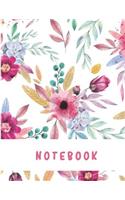 Notebooks: Blank Notebook, 8.5 x 11 Large, 100 pages
