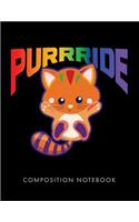 Purrride Composition Notebook