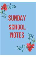 Sunday School Notes: Blank Line Journal
