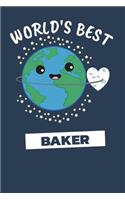 World's Best Baker: Notebook / Journal with 110 Lined Pages