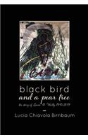 black bird and a pear tree
