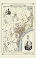 North Shields 1856 Coloured: (Heritage Cartography Victorian Town Map Series)