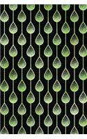 Bullet Journal Notebook Teardrops Pattern 4