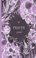 Prayer Journal: 3 Months Christian Journal, Purple Floral, 8x10(Christian Gifts for Women)