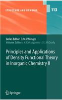 Principles and Applications of Density Functional Theory in Inorganic Chemistry II