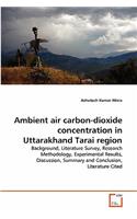 Ambient air carbon-dioxide concentration in Uttarakhand Tarai region