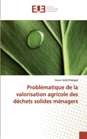 Problématique de la valorisation agricole des déchets solides ménagers