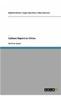 Culture Report on China