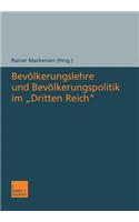Bevölkerungslehre Und Bevölkerungspolitik Im 