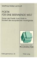 Poetik Fuer Eine Brennende Welt