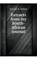 Extracts from my South-African journal: (English)