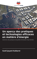 Un aperçu des pratiques et technologies efficaces en matière d'énergie