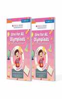 Oswaal One For All Olympiad Previous Years Solved Papers Class 1 (Set of 2 Books) Maths & Science for 2025 Exam