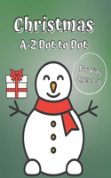 Christmas A-Z Dot to Dot for Kids Ages 3-8