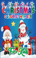 Christmas Color By Number For Kids