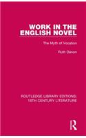 Work in the English Novel