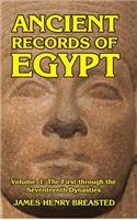 Ancient Records of Egypt Volume I